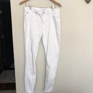 Hudson white jeans, size  28